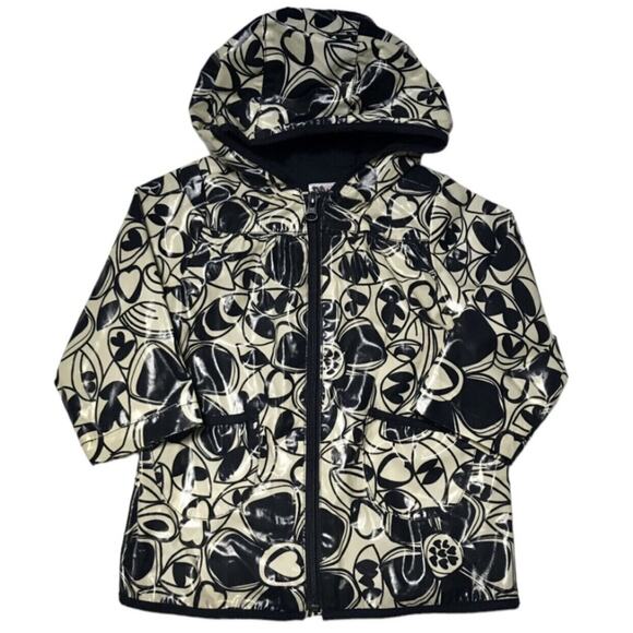 Old Navy Floral Print Rain Coat Size 24m - Picture 1 of 6